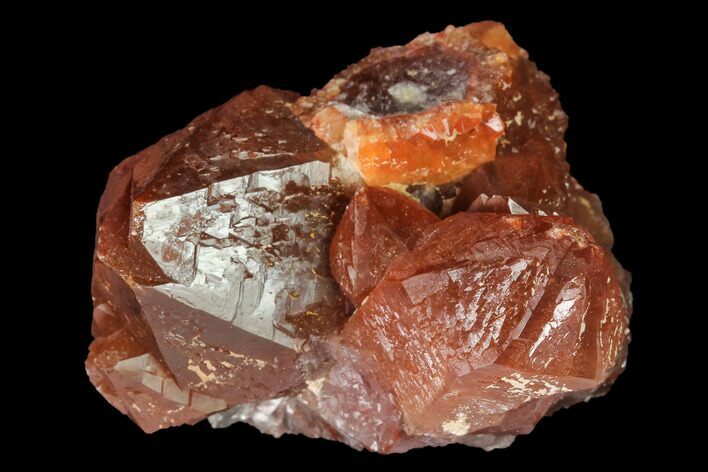 Natural, Red Quartz Crystal Cluster - Morocco #142919